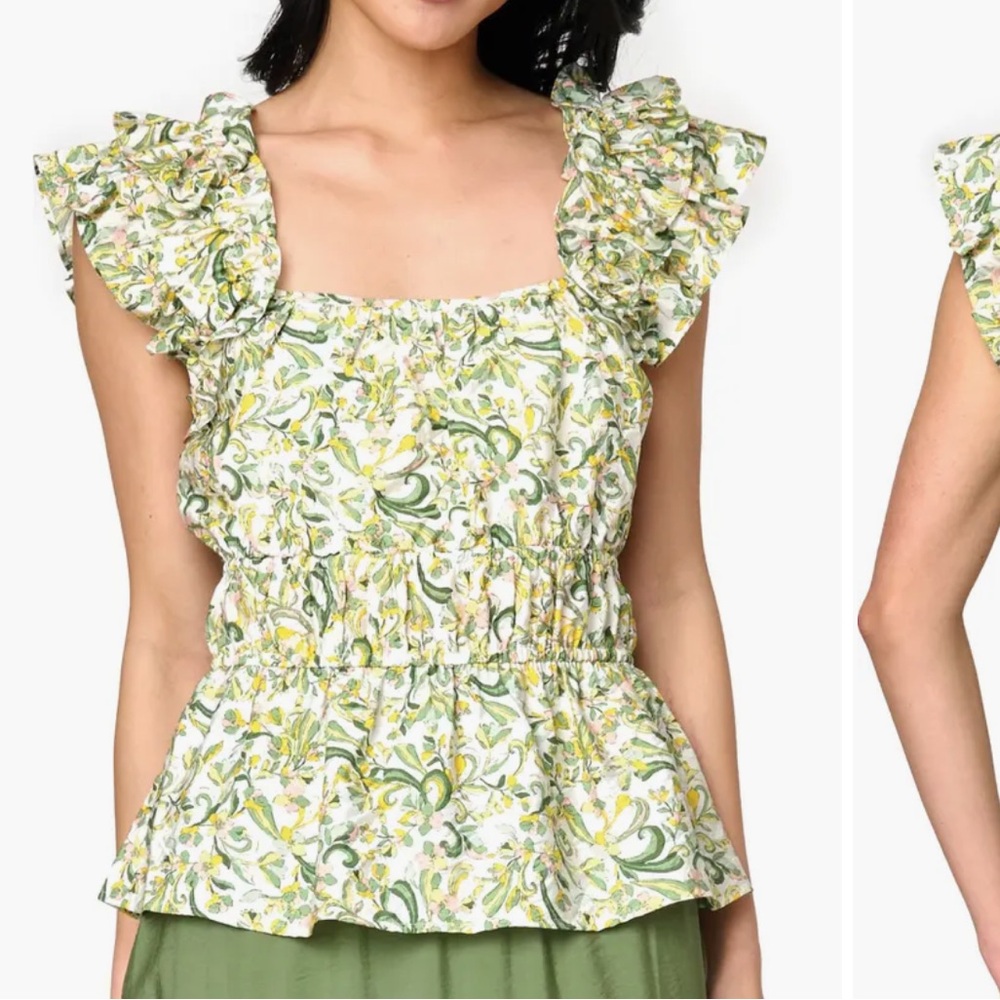 GIBSONLOOK Floral Blouse / SIZE SMALL